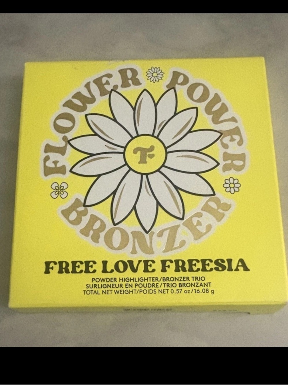 Trixie Cosmetics Flower Power Bronzer: Free Love Freesia 0.57oz/16.08g BNIB